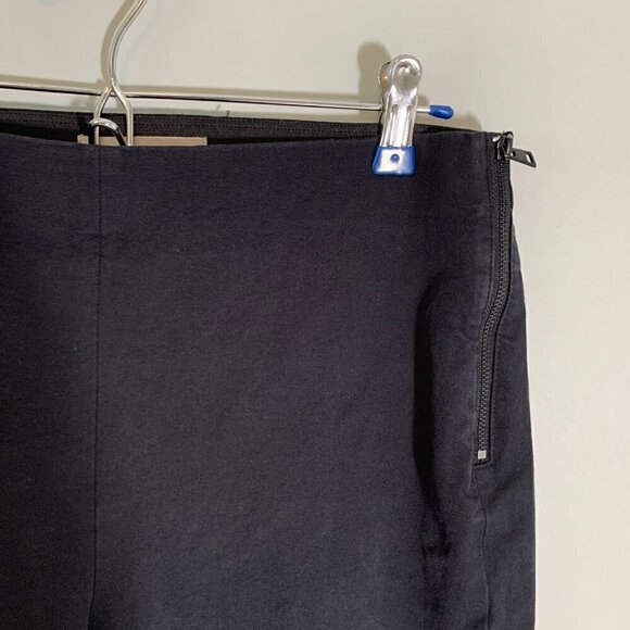 Everlane elastic waist side zipper black ankle casual stretch career dress pants - Picture 2 of 12